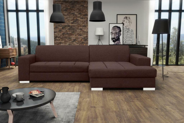 Ecksofa Sofa Couch Schlaf Polster Eck Garnitur Wohnlandschaft Bett Couchen