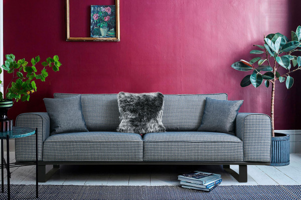 Luxuriöse Wohnzimmer Sitzmöbel Designer Dreisitzer Chesterfield Sessel