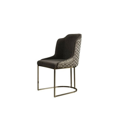 Esszimmer Stuhl Sessel Stühle Lehnstuhl Esszimmer Ess Küche Stoff Design Möbel