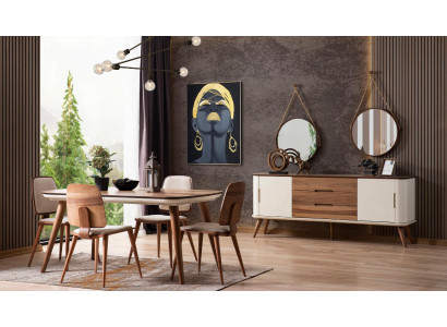 Luxus Essgruppe Esszimmer Essecke Esstisch Stühle Holz 8tlg Weiß Set