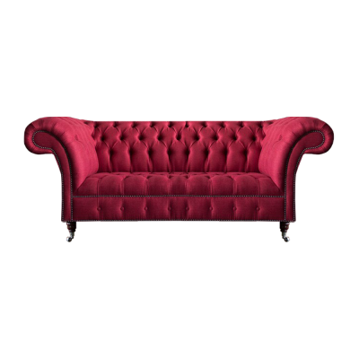Luxus Rosa Wohnzimmersofa Dreisitzer Sofa Couch Textil Polstermöbel