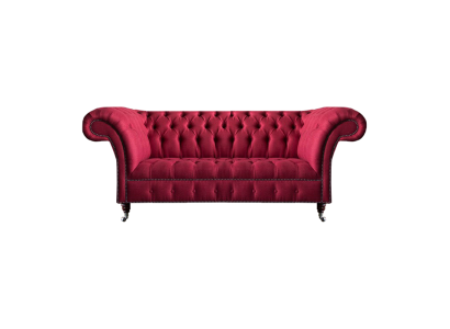 Luxus Rosa Wohnzimmersofa Dreisitzer Sofa Couch Textil Polstermöbel