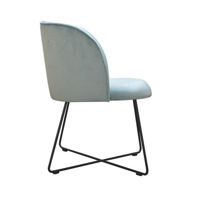 Design Stuhl Sitz Praxis Ess Zimmer Stühle Textil Stoff Polster Warte Kanzlei
