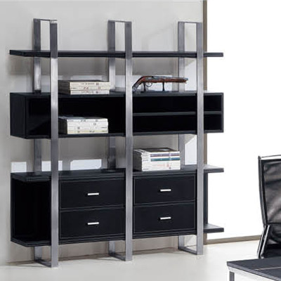 Design Trenn Wand Regal Wohn Zimmer Schränke Edelstahl Regale Bücher Schrank Neu