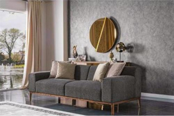 Sofagarnitur Garnitur Sofas Sofa Sessel Dreisitzer 3+1 Sitzer Stoff Gruppe Neu