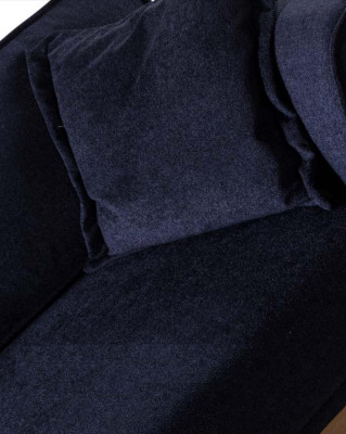Design Dreisitzer Couch Polster Sofa Moderne Sofas Zimmer Schwarz