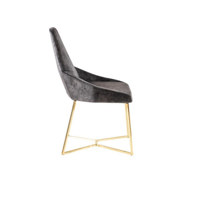 Stuhl Wohnzimmer Lehnstuhl Möbel Esszimmer Stühle Edelstahl Luxus Sessel Neu