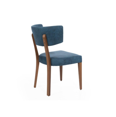 Stuhl Möbel Design Polsterstuhl Lehnstuhl Esszimmerstuhl Klassisch Holz Sessel