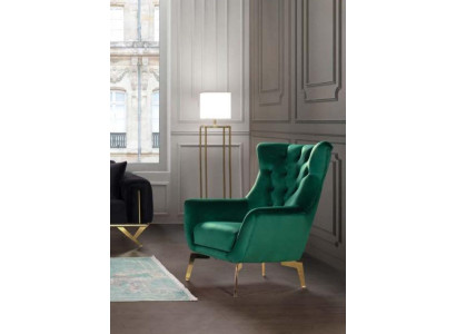 Luxus Sessel Einsitzer Modern 1 Sitzer Polster Designer Textil Stoff