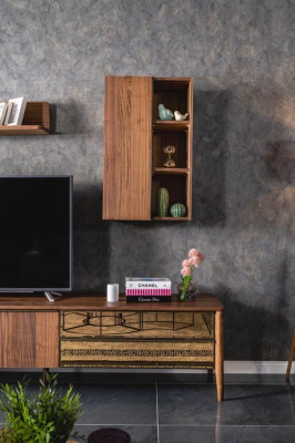 tv Ständer Wohnzimmer rtv Lowboard Sideboard Kommode Wohnwand Modern Holz Neu