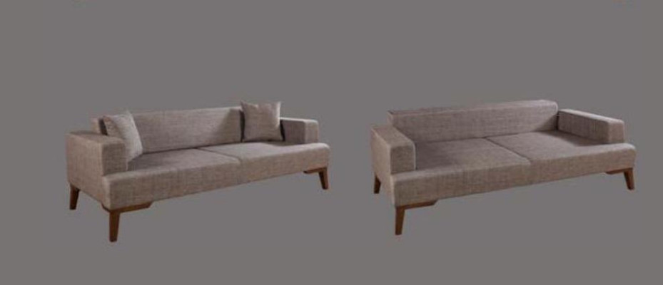 Luxus Sofagarnitur 3+3+1 Couch Sofa Polster Möbel im wohnzimmer