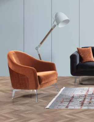Sofagarnitur 3+3+1 Sitzer Sofas Sessel Luxus Stoff Wohnzimmer Design