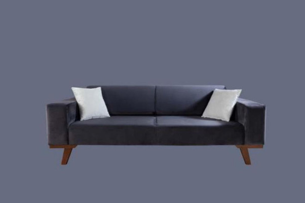 Luxus Sofagarnitur Dreisitzer 3+3+1 Sitz Stoff Sofa Sessel Textil Stil