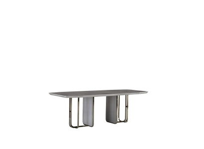 Esstisch Weiß Tisch Luxus Esszimmer Stil Elegantes Schön Metall Modern
