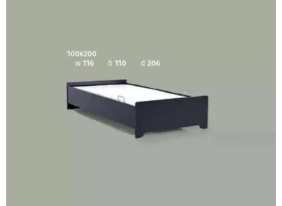 Bett Einzelbett Betten Schlafzimmer Kinderzimmer Bettgestell 100x200cm