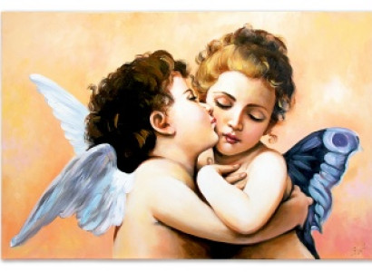 Engel der Liebe Handarbeit Ölbilder Gemälde Leinwand Ölbild Bild G00481
