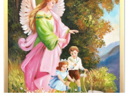 Engel der Kinder Handarbeit Ölbilder Gemälde Leinwand Ölbild Bild G119749