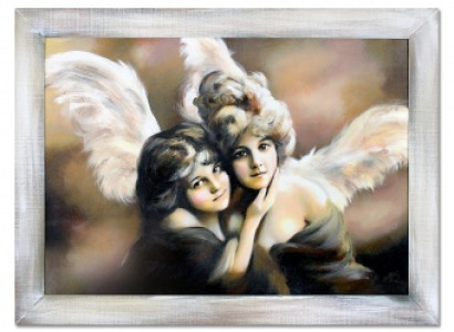 Engel der Freundschaft Handarbeit Ölbilder Gemälde Leinwand Ölbild G16663