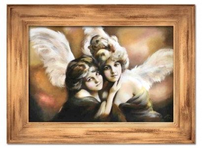 Engel der Freundschaft Handarbeit Ölbilder Gemälde Leinwand Ölbild G06176