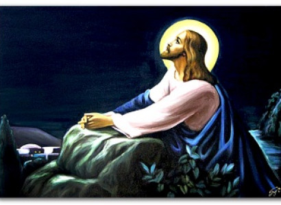 Gebet in Gethsemane Handarbeit Ölbilder Gemälde Leinwand Ölbild G119398