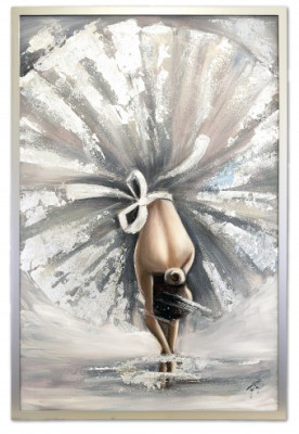 Ballerina im Takt Handarbeit Ölbilder Gemälde Leinwand Ölbild G106515
