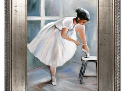 Tanzende Ballerina Handarbeit Ölbilder Gemälde Leinwand Ölbild G107651