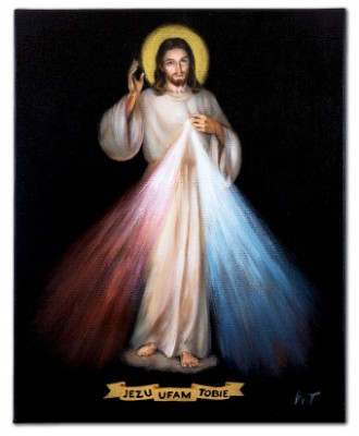 Jesus, ich vertraue auf dich Handarbeit Ölbilder Gemälde Leinwand G17389
