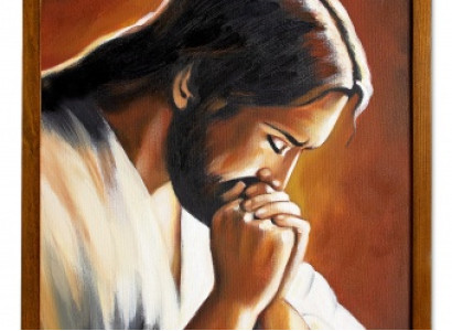 Gebetender Christus Handarbeit Ölbilder Gemälde Leinwand Ölbild G119933