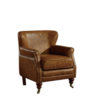 Chesterfield Ohrensessel Braun Leder Sofagarnitur Sessel Couch Ledersofa Neu