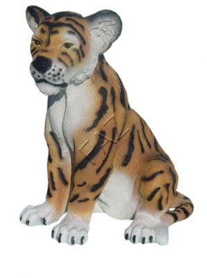 Design Tiger Figur Statue Skulptur Figuren Skulpturen Garten Deko Zoo Tier Neu