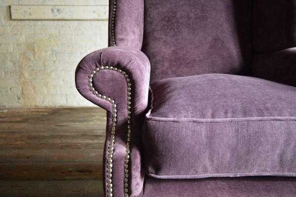Chesterfield Ohrensessel Sessel 1 Sitzer Sofa Polster Couchen Leder Textil Couch