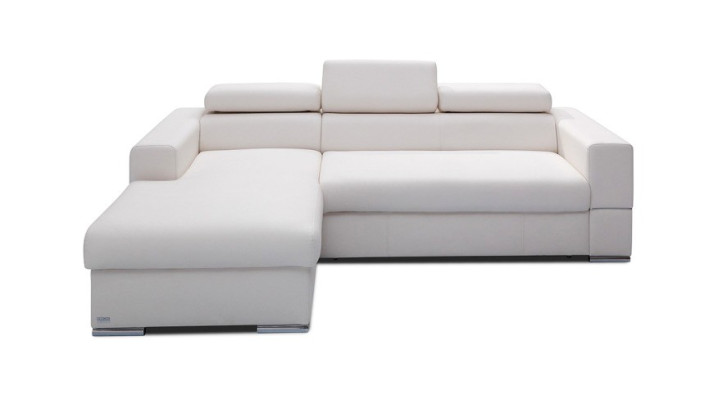 Ecksofa L-Form Couch Design Polster Modern Textil Bettfunktion Bettkasten Stoff