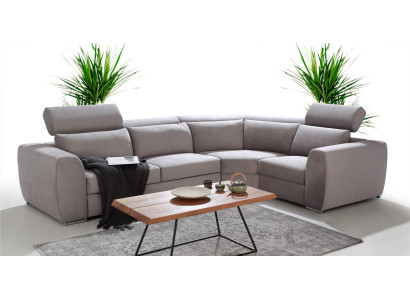 Ecksofa Stoff L-Form Couch Design Polster Textil Eck Moderne Wohnlandschaft Neu