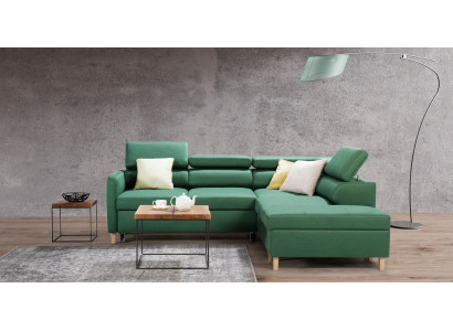 Ecksofa L-Form Bettfunktion Couch Design Polster Textil Eck Modern Garnitur Neu