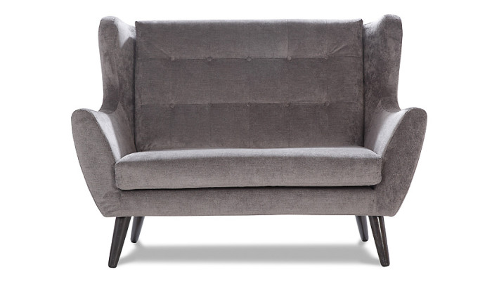 Sofagarnitur 3+1 Sitzer Couch Design Polster Modern Grau Textil Stoff Bank Neu