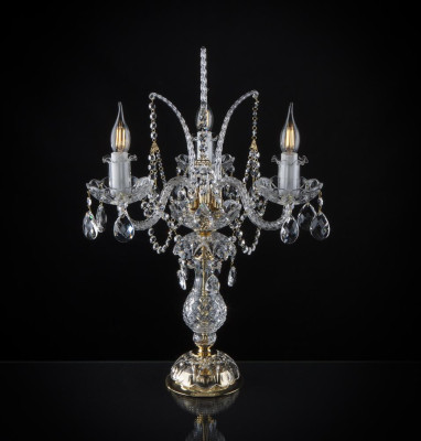 Tischleuchte Tisch Lampe Leuchten Kronleuchte Kristall Antik Stil Leuchte Lampen