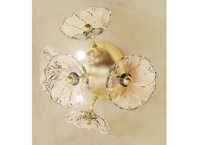 Wandleuchte Bohemia Luster Antik Stil Kronleuchter Wand Lampen Neu Wandlampe