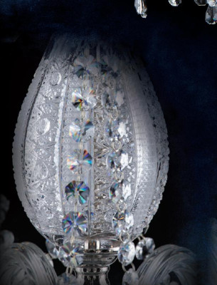 Kristall Leuchte Luster Lampe Leuchte Lampen Decken Kronleuchter Bohemia Decken