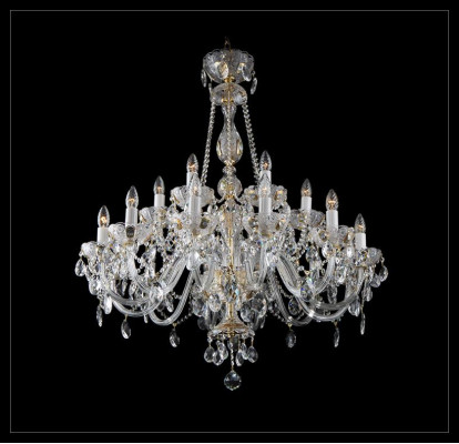 Kristall Hängeleuchte Kronleuchter Pendelleuchte Deckenlampe Elite Bohemia Lampe