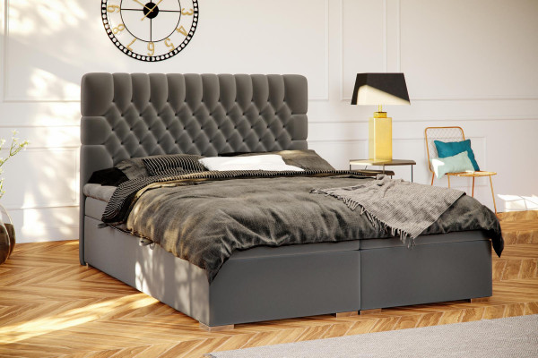 Boxspring Bett Hotel Doppel Chesterfield Luxus Betten Polster Kasten Funktion