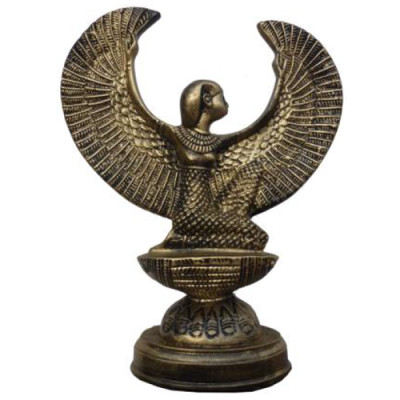 Ägypten Skulptur Göttin Isis  Figur Statue Figuren Statuen Antik Stil 38cm Neu