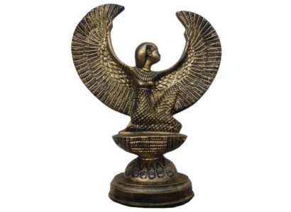 Ägypten Skulptur Göttin Isis  Figur Statue Figuren Statuen Antik Stil 38cm Neu