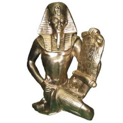 Ägypten Skulptur Ramses II Kunststoff Statue Figuren Statuen Antik Stil 25 cm