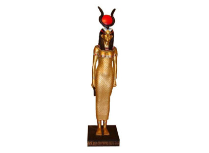 Ägypten Skulptur Göttin Isis  Figur Statue Figuren Statuen Antik Stil 33cm Neu