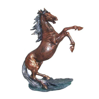 Skulptur pesare Pferde Abstrakte Kupfer Farbig Pegasus Pferd Statuen Dekoration