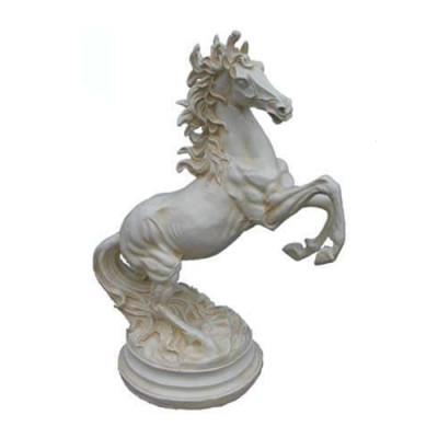 Skulptur pesare Pferde Abstrakte Kupfer Farbig Pegasus Pferd Statuen Deko 64cm
