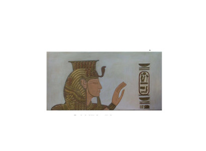 Bild Deko Ägypten Statue Skulptur 72 x 50 cm Figuren Statuen Skulpturen Neu O11