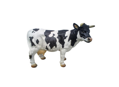 Aufsteller Rind Dekoration Bauernhof Deko Garten Kühe Skulptur Kuh 40cm Neu