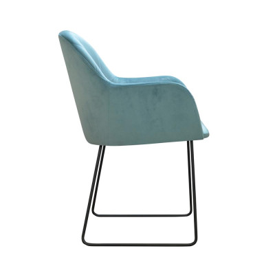 Stuhl  4x Lounge Sessel Stuhl Gruppe Restaurant Club Wohnzimmer Polstersessel