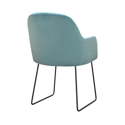 Stuhl  4x Lounge Sessel Stuhl Gruppe Restaurant Club Wohnzimmer Polstersessel